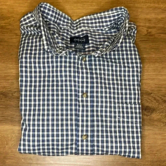 Harbor Bay Men’s 3XLT Checkered Button Down Shirt - Picture 1 of 7